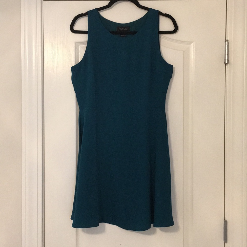Teal Rachel Zoe dress